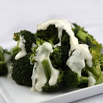 Broccoli w/ 2-Cheese Sauce