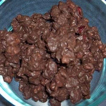Dark Chocolate Cranbery Walnut Clusters