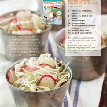 Mustard Slaw (from the SouthernPlate Mag!)
