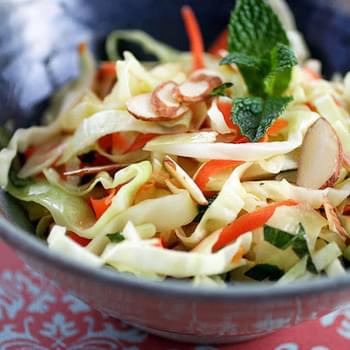 Warm Coleslaw Recipe with Chili-Lime Dressing