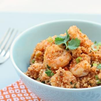 Shrimp & Chorizo Dirty “Rice” (Low Carb & Gluten Free)