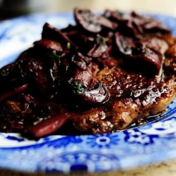 Steak with Burgundy Mushroom Sauce