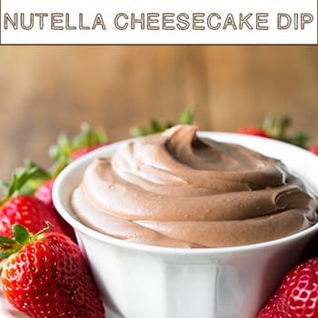 Nutella Cheesecake Dip