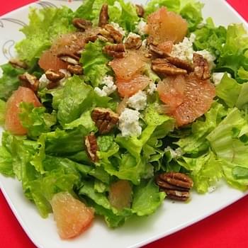 Salad with Grapefruit and Goat Cheese