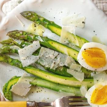 Asparagus with Eggs and Parmesan