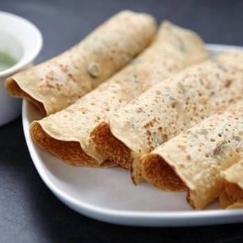 Pudla (Indian Chickpea Crepes)