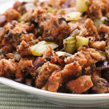 South Beach Diet Friendly Whole Wheat and Mushroom Stuffing with Sage and Thyme