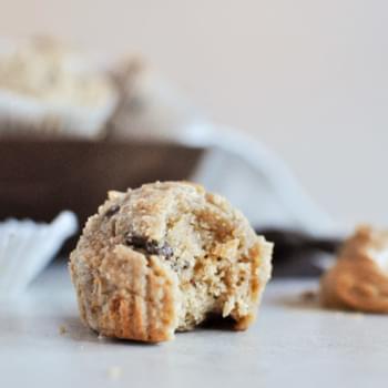 Whole Wheat Peanut Butter Chocolate Chip Muffins