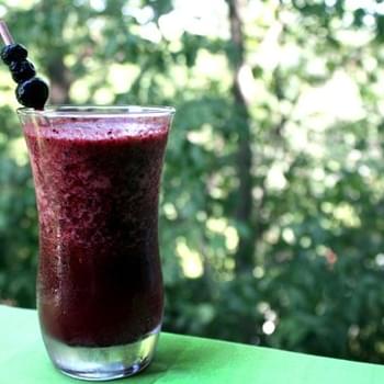 A Bright & Bubbly Blended Berry Drink