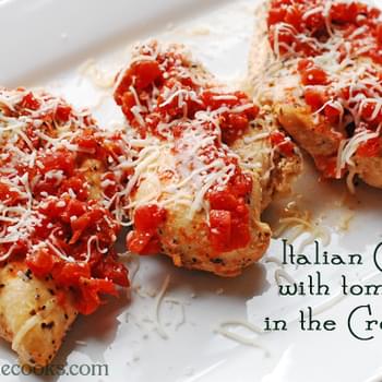 Italian Chicken with Tomatoes in the Crock-Pot