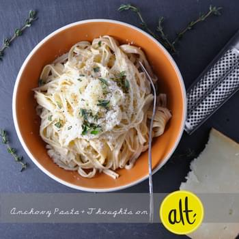 Spaghetti with Lemony Anchovy Sauce