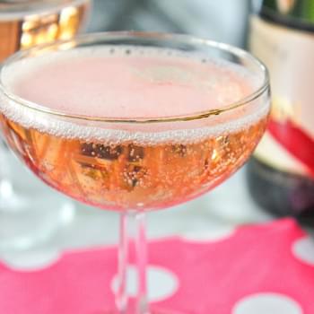 Rosé Champagne Cocktail