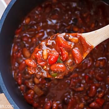 Nava’s A Big Pot of Really Good Chili