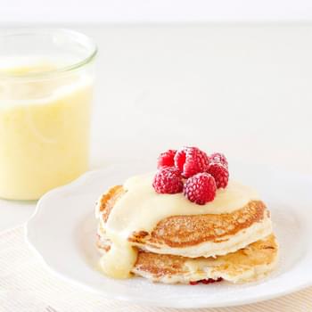 Lemon Raspberry Pancakes