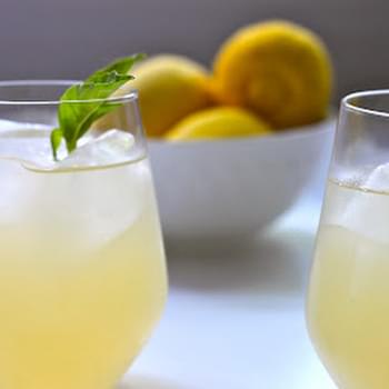 Basil Lemonade Cocktails