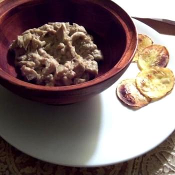 Baba Ghanoush with Squash Chips