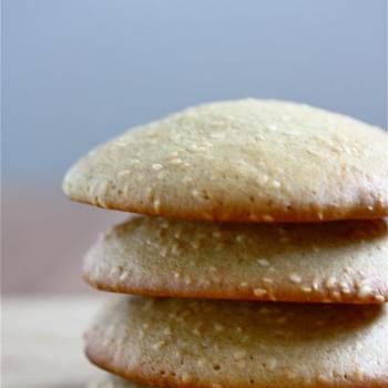 Big Soft Sesame Cookies