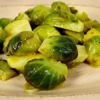 Brussels Sprouts with Lemon-Mustard Sauce