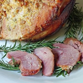 Rosemary & Mustard Crusted Baked Ham