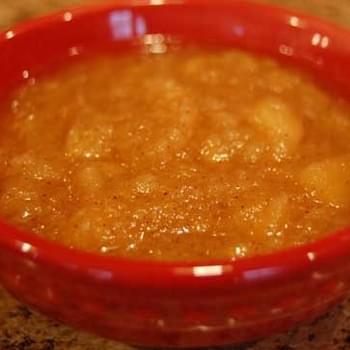 Homemade Apple Sauce in the Slow Cooker