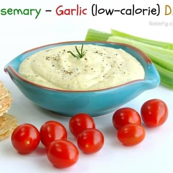 Rosemary-Garlic (low-calorie) Dip