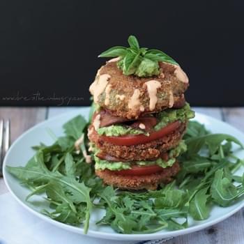 Fried Green Tomato BLT Salad – Low Carb and Gluten Free