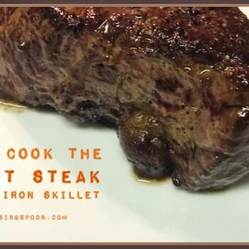 Cast-Iron Seared & Baked Grass-Fed Steaks