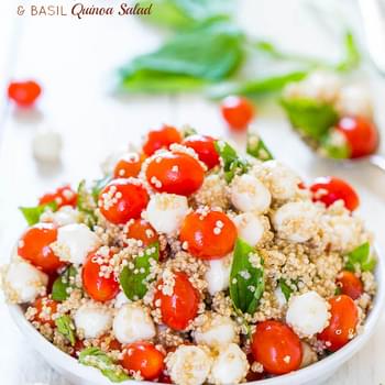Tomato, Mozzarella, and Basil Quinoa Salad