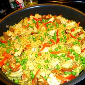 "Paella-style" Chicken and Rice