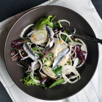 Spanish Anchovy, Fennel and Preserved Lemon Salad