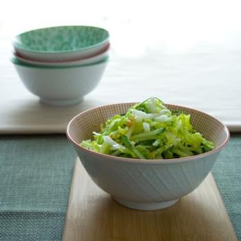 Cucumber And Napa Cabbage Coleslaw