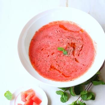Watermelon and Mint Soup