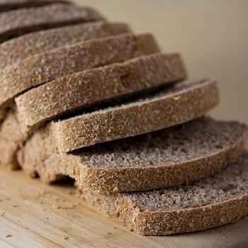 Vegan No Knead Whole Wheat Sandwich Bread