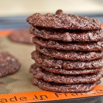 Flourless Chocolate Cookies (GF + Vegan)