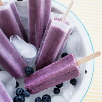Blueberry Smoothie Pops