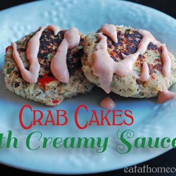 Crab Cakes with Creamy Sauce