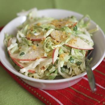 Sweet and Spicy Apple Coleslaw
