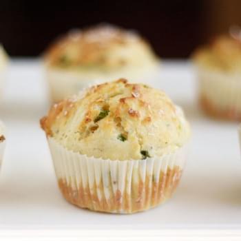 Scallion and Goat Cheese Muffins