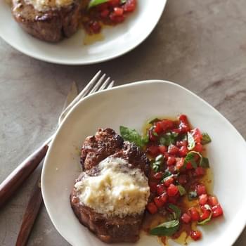 Filets Mignons with Parmesan Butter
