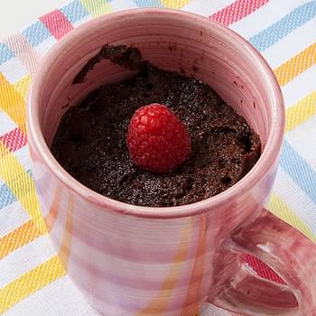 Chocolate Nutella Cake in a Mug