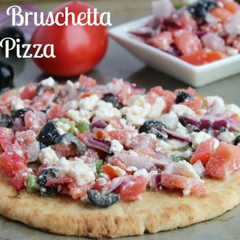 Greek Bruschetta Pizza