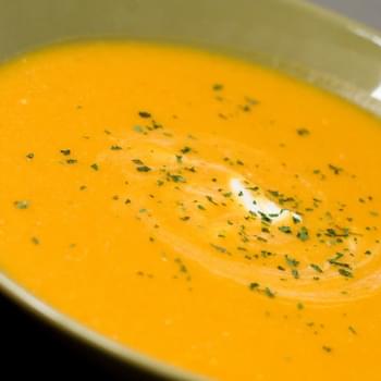 Carrot Ginger Soup with Star Anise