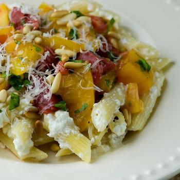 Pasta with Ricotta and Heirloom Tomatoes