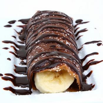 Chocolate Banana Crepes