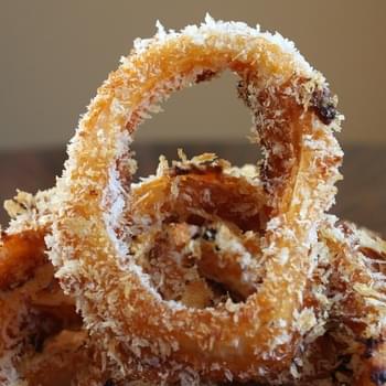 Baked BBQ Onion Rings