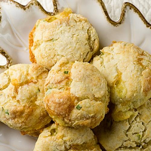 Brie and Chive Biscuits