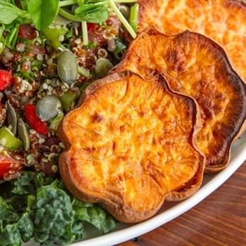 Adzuki Bean & Quinoa Tabbouleh Salad with a Twist