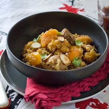 Gluten Free Moroccan Skillet Quinoa and Chicken