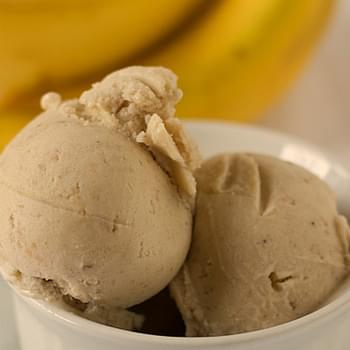 Roasted Banana Ice Cream