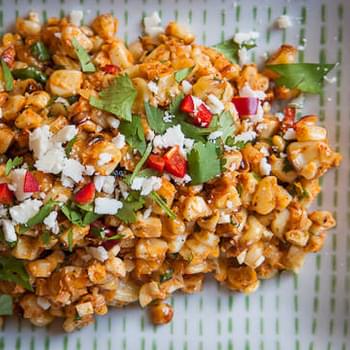 Esquites, otherwise known as Mexican Corn Salad